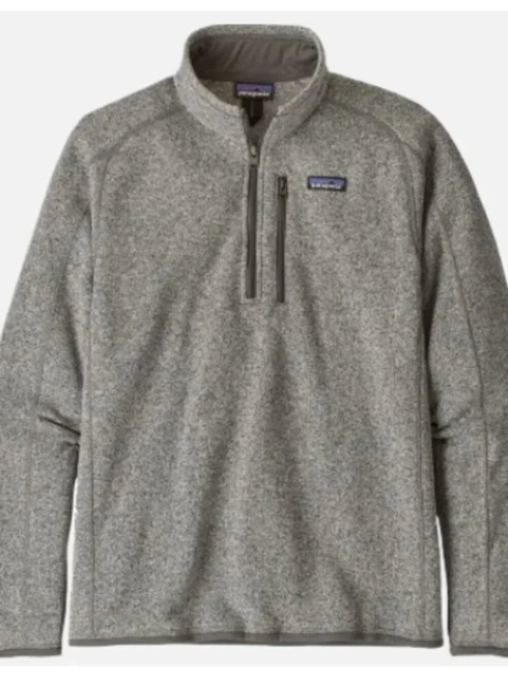 Patagonia Grey Quarter Zip Better Sweater sz M